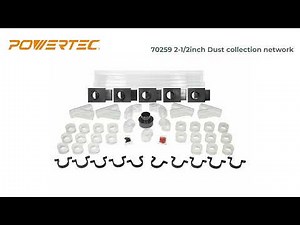 POWERTEC Dust Collection Fittings Network | Shop Dust Collector Systems For Woodworking (70259)