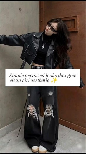 Oversized Outfit Ideas for College & Everyday Wear 🤍 #outfitideas