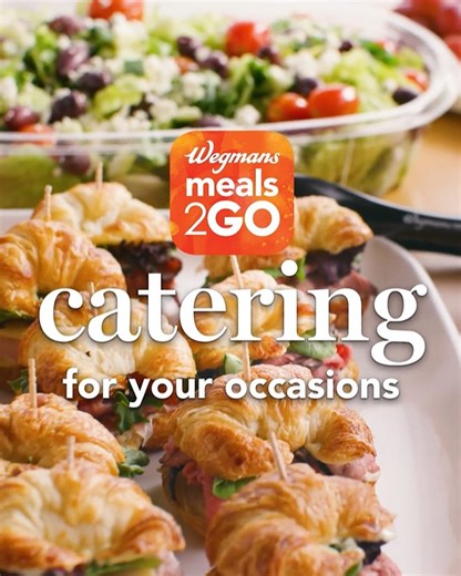 Order Wegmans Catering on Meals 2GO and choose from curbside pickup, carryout or delivery. | Wegmans
