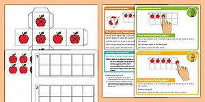 EYFS Maths Finds One More or One Less Using Objects Chilli Challenges: Counting Apples