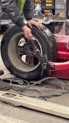 Tire replacement Bridgestone DM-2 tires to Good Year Reliant tires. Breaking the seal.