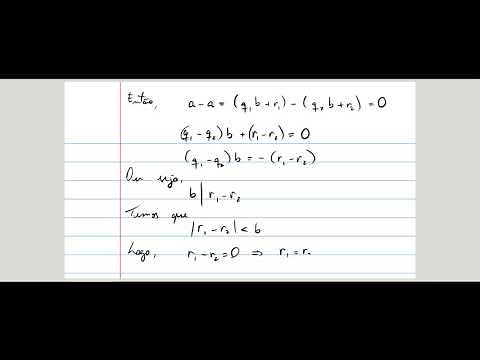Matemática Discreta: Demonstração do Teorema da Divisão