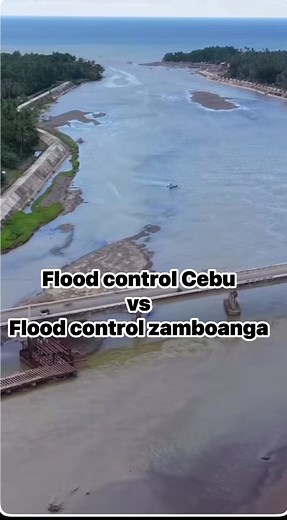 flood control cebu vs flood control zamboanga. ang tanong sinong contractor😖🧐🧐 maliit lang cguro ang budget? ang tibay ng zambo.halatng hindi tinipid. #floodcontrolprojectscebu #floodcontrolprojectzamboanga | Mischelle Jaguing