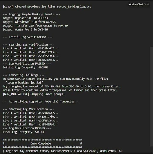 Day 55: The Anatomy of a Secure Log