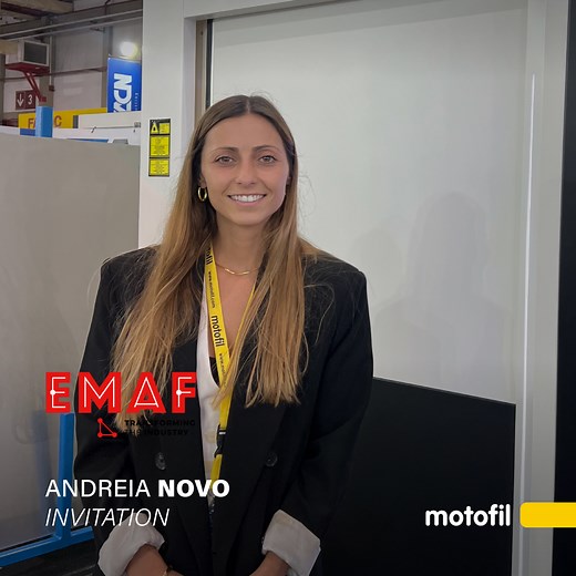 A Motofil está presente na @EMAF - Feira Int. Máquinas, Equipamentos e Serviços para Indústria! 🇵🇹 👉 Andreia Novo convida-o a visitar o nosso stand! 👈 📍 Visite-nos no Pavilhão 2, Stand B15 Venha conhecer todas as novidades em corte, soldadura e muito mais! Se ainda não passou por cá, ainda vai a tempo – contamos com a sua visita! 🤝 -- Motofil is at @emEMAF - Feira Int. Máquinas, Equipamentos e Serviços para Indústria! 🇵🇹 👉 Andreia Novo invites you to visit our stand! 👈 📍 Find us at Pa