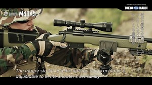 Tokyo Marui M40A5 Bolt Action Airsoft Sniper Rifle(Color: OD Green)