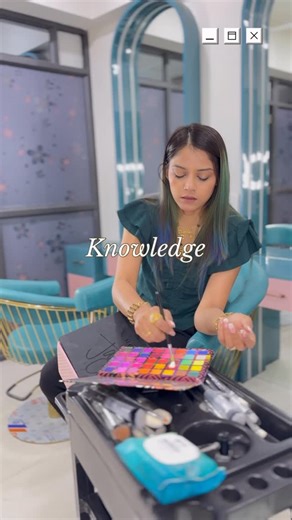 Sister’s Salon on Instagram: "Day-2 colour wheel knowledge #saloningandhinagar #sisters_salon_pdpu #viralreels❤️ #makeup"