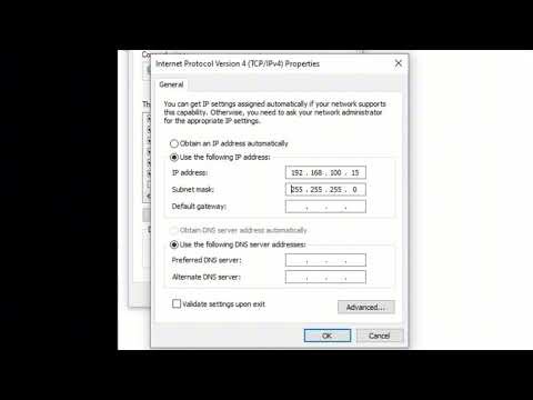 Konfigurasi IP address Windows 10