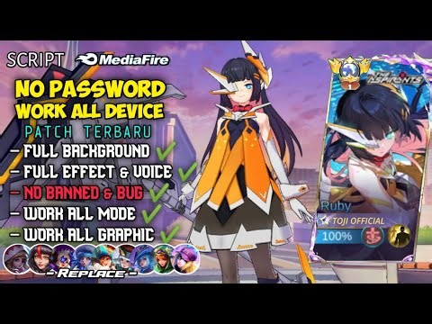 NEW! Script Skin Ruby Aspirant No Password | Full Effect & Voice - Patch Terbaru