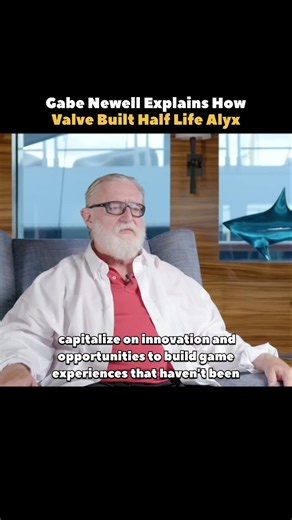 Gabe Newell Explains How Valve Built Half Life Alyx #shorts #linux #valve #steam #programming
