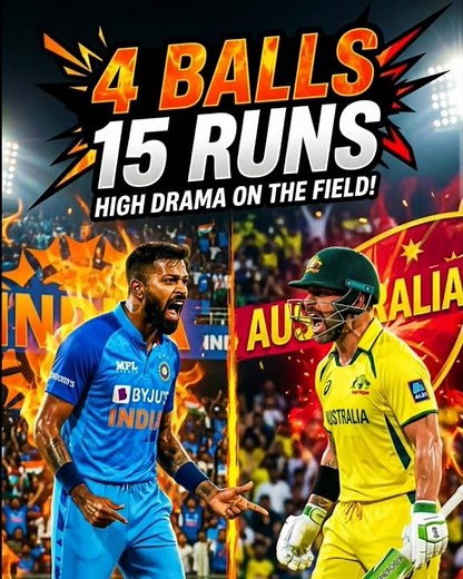Hardik Pandya vs Australia! 🔥 15 Runs, 4 Balls - Who Wins? 🇮🇳 vs 🇦🇺 #cricket #shorts