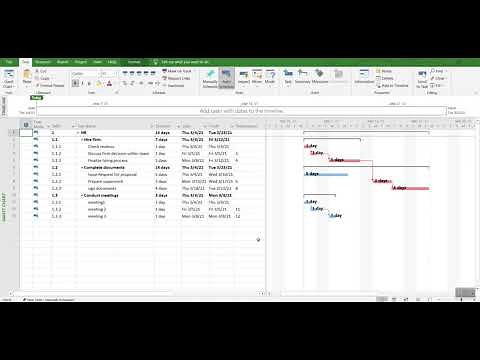 MS Project - Create Resource Sheet