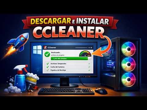 Cómo Optimizar Windows con CCleaner 🚀 Acelera tu PC, Limpia Archivos Basura y Mejora el Rendimiento✅