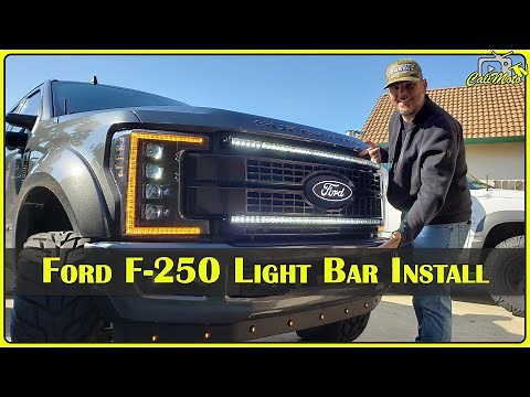 2019 Ford Super Duty F-250 Platinum LED Light Bar Install | Light up the Night!