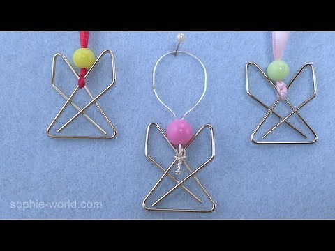 How to Make a Paper Clip Angel | Sophie's World