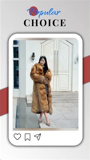 European and American big brand light luxury rare red fox fox fur coat women's long aura high-end...