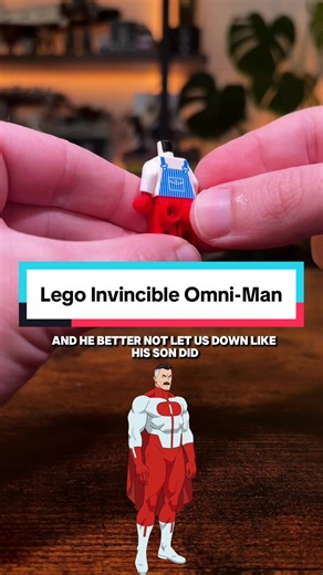 The mask will haunt me Lego Invincible Omni-Man #lego #invincible #omniman