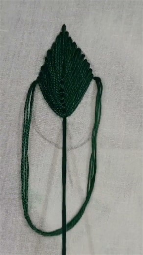 Unbelievably Easy Fly Leaf Embroidery Stitch 🌿 | Simple Hand Stitch Tutorial