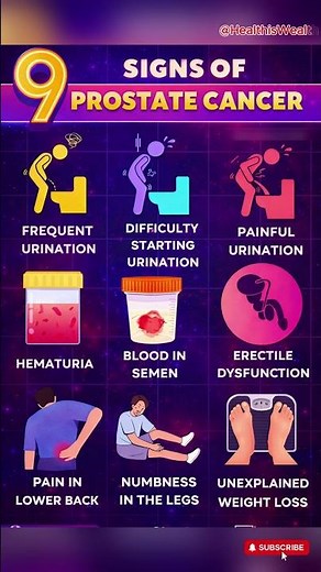 9 Early Signs of Prostate Cancer You Need to Know #health #healthydiet