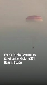 NASA astronaut Frank Rubio returned to Earth early yesterday, capping a yearlong stay aboard the International Space Station. At 371 days, Rubio's voyage is the longest single spaceflight by an American astronaut in NASA history. Looking for more space, tech, and science news? Subscribe to our daily newsletter with almost 3M subscribers. | 1440