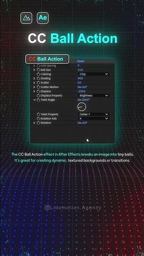 How to Use CC Ball Action in After Effects | Motion Graphics Tutorial