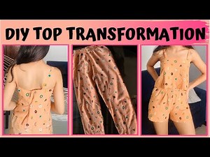 I DIY Transformed My Pajamas To A Top