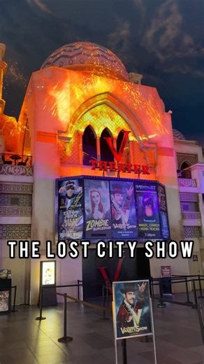 The Lost City Show Inside The Miracle Mile Shops Las Vegas