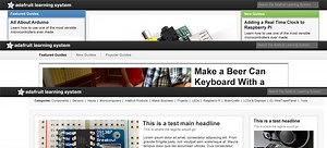 Adafruit Learning System v2.0 Deployed!
