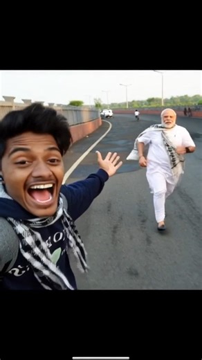 Meet for Modi ji trending tutorial ll modi ji ke sath video banaye sirf 1 minute me #viral #shorts