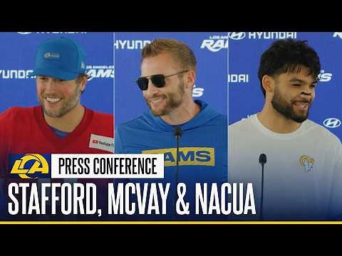 Matthew Stafford Talks Contract Extension; Sean McVay & Puka Nacua On OTAs & Rookie Class Progress