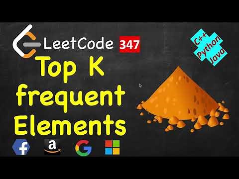 Top K Frequent Elements | LeetCode 347 | C++, Java, Python