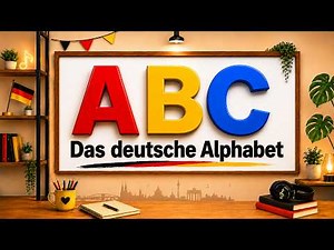 🇩🇪 ABC German Alphabet Song for Beginners (with Lyrics) 🇩🇪 Das deutsche Alphabet-Lied