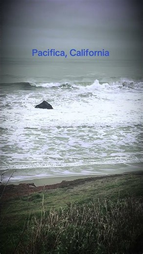 🌊✨ California’s Hidden Coastal Beauty! 😍🏖️ Pacifica Beach, California. #ExploreCalifornia