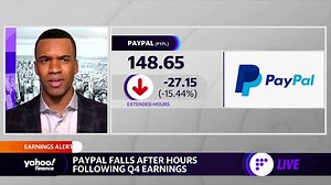 PayPal falls after hours following Q4 earnings