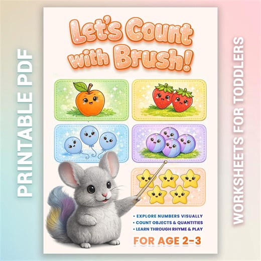 Toddler Workbook Numbers 1–5 | Tracing Activities Printable PDF | Learning Through Play | Age 2–3 - Etsy Canada