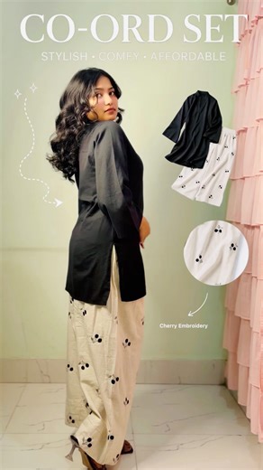 Cute Meesho Co-Ord Set Under ₹600 🌸 Budget Outfit