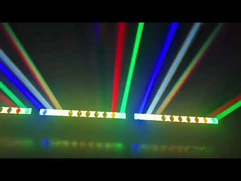 10 pcs 40W swing matrix LED beam lights