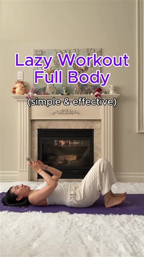 Lazy Girl Workout | Part 2 of the Easy 5 Min Full Body Morning Workout Series | Beginner Friendly #pilates #pilatesworkout #easyworkout #fullbodyworkout #morningworkout