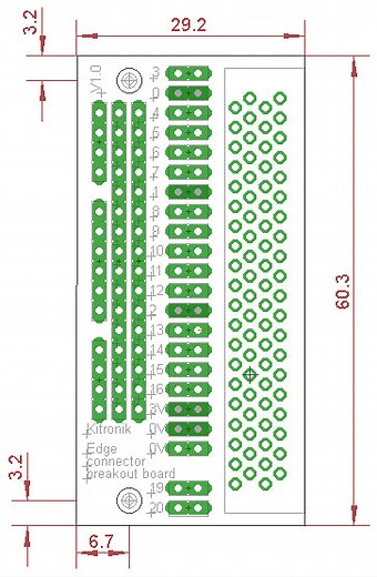 Kitronik Edge Connector Breakout Board for the BBC micro:bit