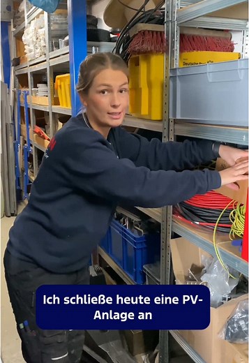 Photovoltaikanlage Anschluss bei Sonnenschein