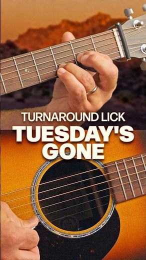Master the Dsus2 Turnaround Riff from Tuesday's Gone | Lynyrd Skynyrd Guitar Lesson
