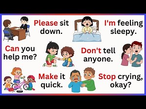 100 Everyday English Sentences | Daily Use Sentences for Kids | Speak English with Your Children