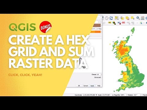Create a hex grid and calculate zonal stats in QGIS