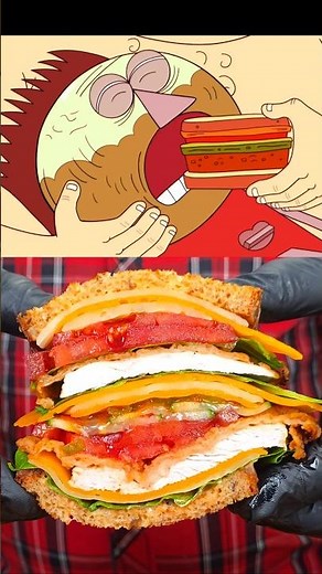 Sensai's Lifesaving Sandwich Beats Death With A Bite!🥪 #shorts #regularshow #rigby #mordecai