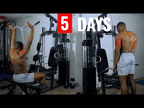 Weekly 5 Day Multi Gym Workout Program