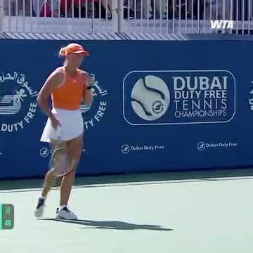 Watch the Match Highlights from Magda Linette vs. Clara Tauson in the Round of 16 in Dubai! #DDFTennis | WTA