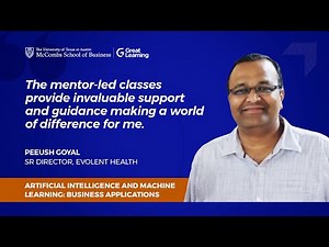 UT Austin AI and ML Course Review with Peeush (Healthcare Professional)