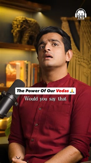 Ranveer Allahbadia on Instagram: "The Timeless Power Of The Vedas 📖 Reading the Vedas in childhood plants deep wisdom. As you grow older, they become a living library you finally learn how to apply in life. Source - #TheRanveerShow Episode 440 (Overall 946) ft. @rupa_bhaty [Vedas, ranveerallahbadia, beerbiceps, TRS]"
