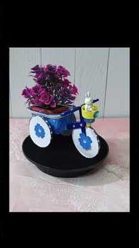 make mini DIY cycle using waste at your home~ full tutorial on my channel #diy #upcycle #craft