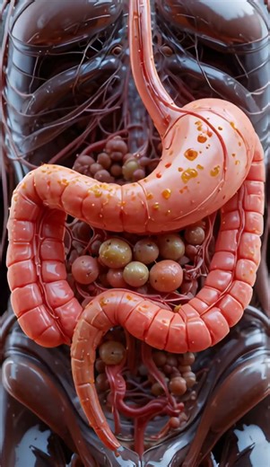 How Stomach Acid Breaks Down Food | The Digestive Process Explained #anatomy #humanbiology #bioscope